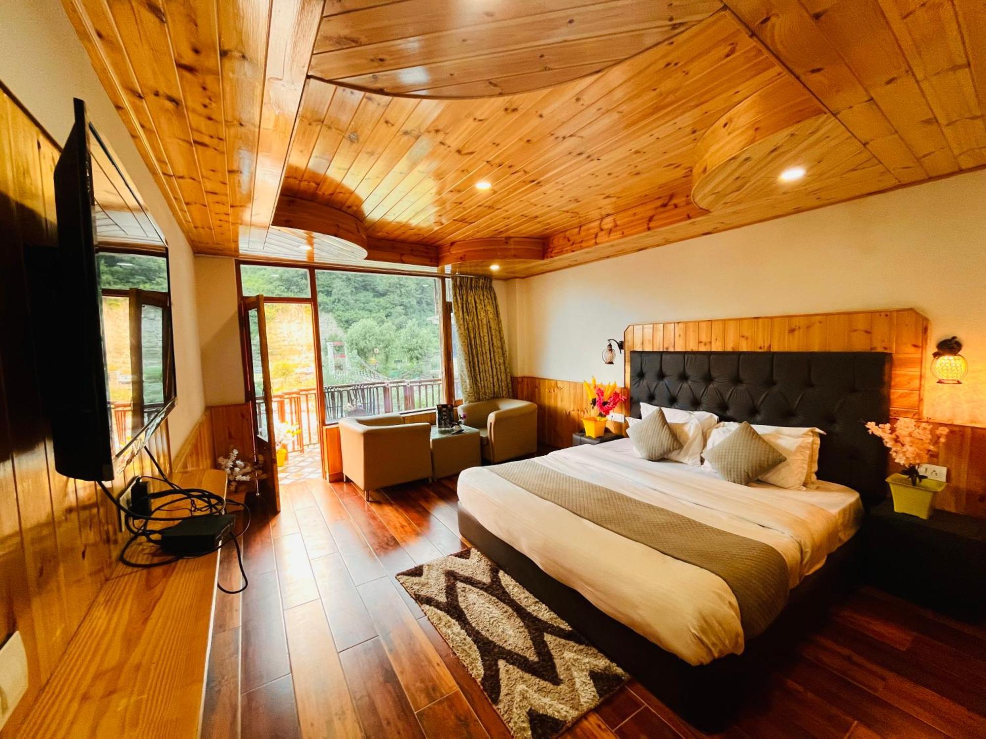 Himalayan Riverside Resort, Manali ภายนอก รูปภาพ